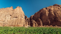 Dramatic landscapes make a long drive to the ancient city of AlUla worth it. Photo: Royal Commission for AlUla