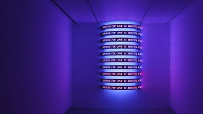 Torso (2007) by Jenny Holzer. Sarah Dea / The National