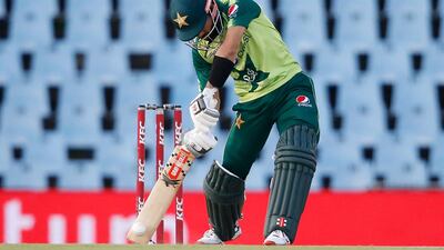 Pakistan's Mohammad Rizwan scored a fine fifty in the third T20 against South Africa in Centurion. AFP
