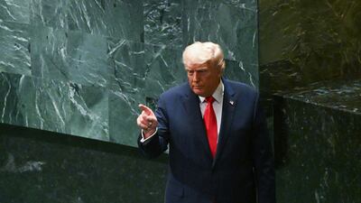US President Donald Trump says options to end the war include 'wiping Iran out', allowing it to 'rot economically', or reaching a deal. EPA