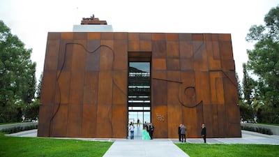An exterior shot of the Nabu Museum in North Lebanon