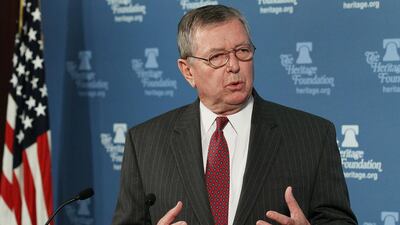 After 9/11, John Ashcroft threw caution (and the constitution) to the winds with an unprecedented assault on civil liberties as thousands of individuals of Arab descent were targeted. Photo: Mark Wilson / Getty Images / AFP