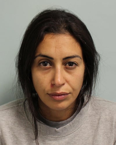 Sabrina Kouider had become obsessed with the idea that Ms Lionnet was conspiring with her ex-boyfriend. Metropolitan Police