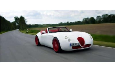 The Wiesmann's retro design was influenced by classic British cars of the Sixties, but they are built around modern German mechanical components.