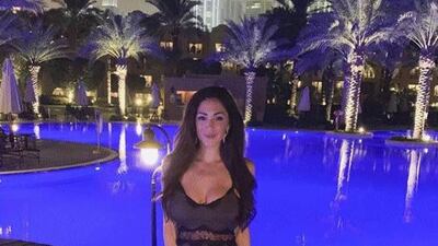 'Celebrity Big Brother' star Casey Bachelor at Eau Zone at One&Only Royal Mirage Dubai on January 26. Instagram / Casey Bachelor