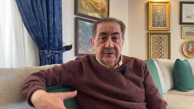 Former Deputy Prime Minister of Iraq Hoshyar Zebari during an interview. Lizzir Porter / The National