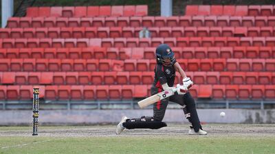 Esha Oza hit three sixes and 18 fours in her innings of 115 for UAE against Qatar at the ACC Women's T20 Championship in Kuala Lumpur. Courtesy Malaysia Cricket Asssociation