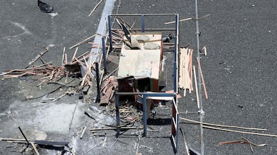 Damage at Saudi Arabia's Abha airport. Reuters
