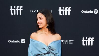 Natalia Aranguren attends the world premiere of 'The Woman King'. Reuters