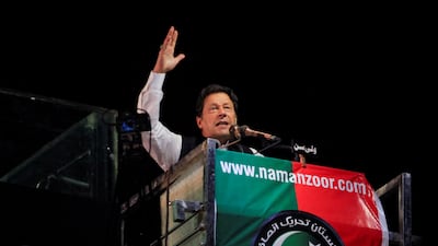 Former Pakistani prime minister Imran Khan has held protests across the country calling for snap elections. Reuters