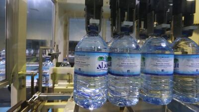 AL AIN, UNITED ARAB EMIRATES - - - February 24, 2014 --- A tour of the Al Ain Water Factory, which is one of several companies owned by the parent company Agthia. The plant produces not only water but the Capri Sun brand juice as well. ( DELORES JOHNSON / The National ) ****** Reporter is Lianne *****