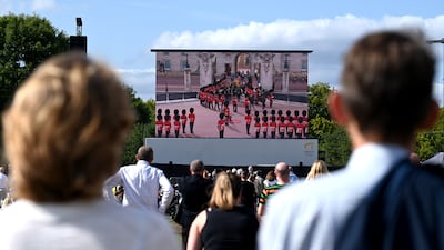 The silence will end the funeral service. Getty Images