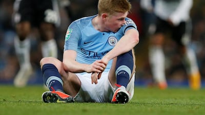 Manchester City manager Kevin de Bruyne has not been in regular action yet this season. Reuters