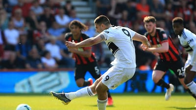 Fulham 2 Cardiff City 1, Saturday, 6pm. This is must win for Cardiff if they are to beat the drop. But with the pressure off, having already been consigned to relegation, Fulham are playing some good stuff and with Aleksandar Mitrovic, pictured, in good form they can win again to make it three in a row. PA via AP
