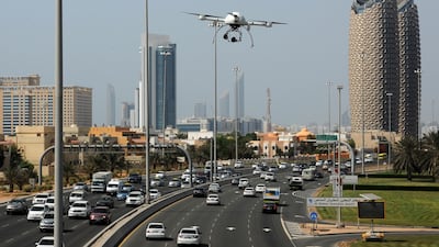 The new drone testing facility in Masdar City will be the first of its kind outside the US.