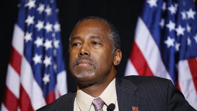 The retired neurosurgeon, who grew up in a poor family before winning a scholarship to Yale University, has fanned controversy in the United States for anti-Muslim and anti-refugee remarks. John Locher/AP Photo