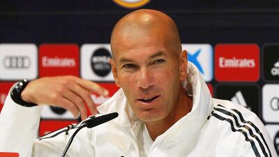 Zinedine Zidane says he has the final say on who stays and who goes at Real Madrid. EPA