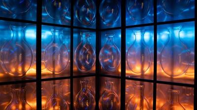 The award-winning Oman Pavilion reimagines a data centre through Omani craft. Zawraq Collective / Instagram