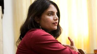 Jonia Mathew, the honorary president of the Indian Ladies Association, in Abu Dhabi, fears that the India's younger generations who are living abroad are not aware of the struggles in India. Lee Hoagland/The National