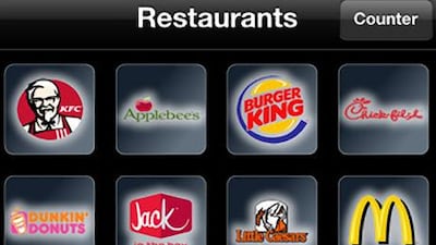 The Fast Food Calories app tells you what you need to know before bellying-up to the counter.