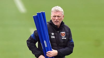 West Ham United manager David Moyes. PA