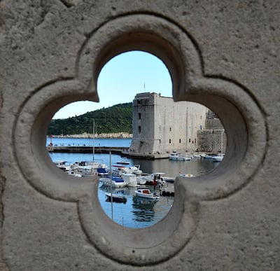 The medieval port of Dubrovnik on Croatia's Adriatic coast. AFP