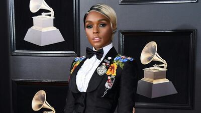Janelle Monae looks impeccable in a beautifully embroidered Dolce & Gabbana suit. Monae knows how to wear a suit well, and this may just be one of her best looks ever. Angela Weiss / AFP.
