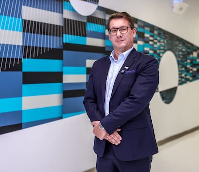 Paul Downey, general manager of Abu Dhabi Biobank, has emphasised the vital role cord blood donations could play. Victor Besa / The National