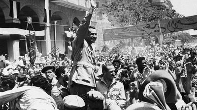 For his time, Egyptian premier Gamal Abdel Nasser was a visionary in seeing beyond his nation to a regional association of of Arab-Muslim states. AP Photo