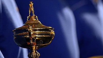 The Ryder Cup trophy is just 17 inches tall but is surrounded by much drama. Sam Greenwood / Getty Images