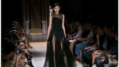 One of the slinky creations from the Australian designer Martin Grant's spring/summer 2012 collection.