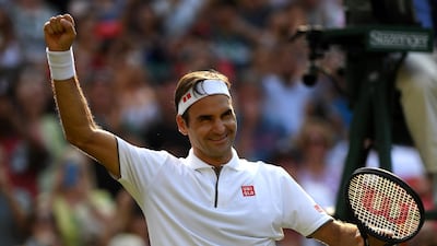 Roger Federer will face Rafael Nadal for a place in the Wimbledon final. Getty Images