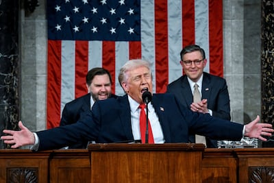 US President Donald Trump delivers the first State of the Union address of his second term in which Mr Trump he praised the June strike on Iran's nuclear programme and repeated that the US would never allow Tehran to have a nuclear weapon. Reuters