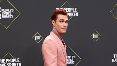 KJ Apa arrives at the 2019 People's Choice Awards in Santa Monica, California, on Sunday, November 10, 2019. Reuters