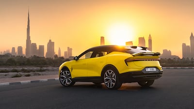 The Lotus Eletre makes its Dubai debut. All photos: Lotus