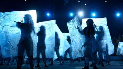 Dancers perform during the opening ceremonies to the 2014 Winter Paralympic Games. Tom Pennington / Getty Images / March 7, 2014