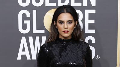 Sepideh Moafi wearing Amir Taghi. EPA