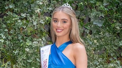 Paige Loren Cannon James, winner of Brightest Smile award.