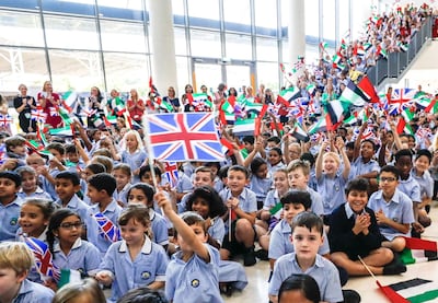 The links between the UK and the UAE are being marked during a year-long celebration at British School Al Khubairat. Victor Besa / The National