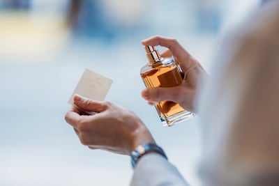 While blotting paper can be useful when trying a wide range of perfumes, shortlist the ones you really like on the skin to see how it settles. Getty Images