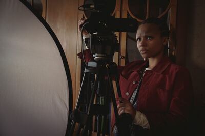 Myha'la Herrold as Pia in Loch Henry. Photo: Netflix