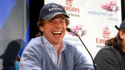 European trainer Jamie Osborne is hoping to have the last laugh on Saturday when Toast Of New York races at Meydan Racecourse. Julian Smith / EPA