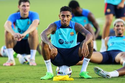 Raphinha has moved to Barcelona from English side Leeds United in a deal that could eventually be worth €65m. AFP