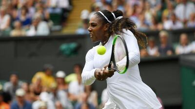 Serena Williams won her 90th singles match at Wimbledon in dispatching Evgeniya Rodina 6-2, 6-2. EPA
