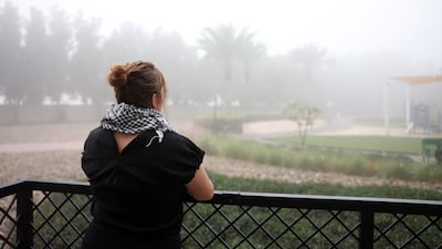 Visibility was reduced to a few metres in some areas