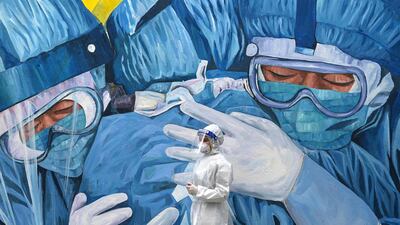 Covid-19 has driven infectious diseases up the global risks rankings in 2021. AFP