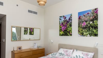 One of three bedrooms