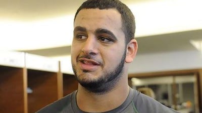 Oday Aboushi, the Jets’ rookie, is one of a handful of Palestinian-Americans to play in the NFL.