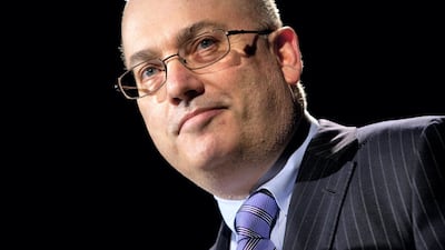 Hedge fund manager Steve Cohen reportedly paid $91m for a 3-foot-tall stainless steel rabbit sculpture. Photo: Bloomberg