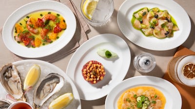 Dishes at Cetara restaurant, which also does a weekend family brunch
